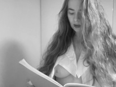 reading my diary aloud