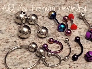 Beautiful Frenum Cock " all my Frenum Jewelry"