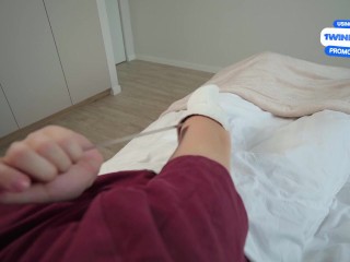 The nurse health check my cock and helped the patient jerk off