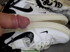 7 cumshots on nike af1 utility (Quick)