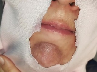 Sexy Brunette tries on Clothes Naked. Amateur Wife Hairy Pussy, Big Ass, Big Tits.