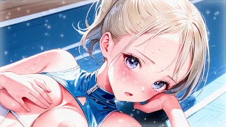 【AI Art】Naughty Track and Field Club　～My girlfriend who always shows me her sexy boobs.～