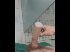 Fucking a toilet roll