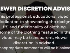 Cozy & Silky Robe Try On | 4K Mirror View | Petite Redhead LeverageURAssets - Screenshot 1 of 16 - Silky Gray Robe