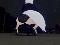 Momiji's Wolf Territory! (Same-Size Vore)