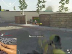 Cute Asian Girl Barefoot Call Of Duty Gaming!