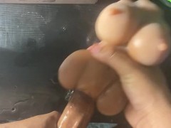 Big Dick Cums On Sex Toy ASMR