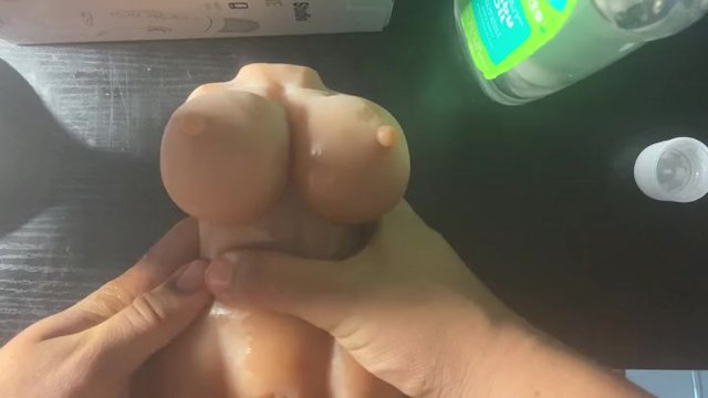 Big Dick Cums On Sex Toy ASMR