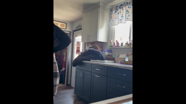 Bf waited outside while I knocked her up