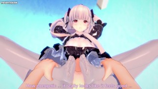 POV хентай футджоб от Formidable от Azur Lane