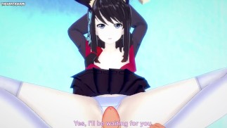 POV хентай футджоб от Fusou от Azur Lane