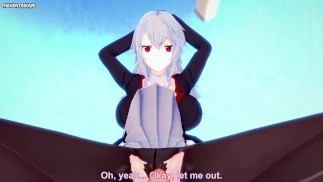 POV Hentai Footjob from Graf Zeppelin from Azur Lane