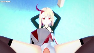 POV Hentai Footjob from Maestrale from Azur Lane