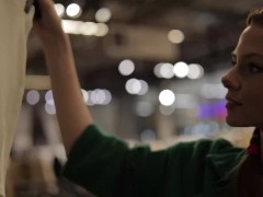 Walk in the Mall - Sheer dress - ArinaFox