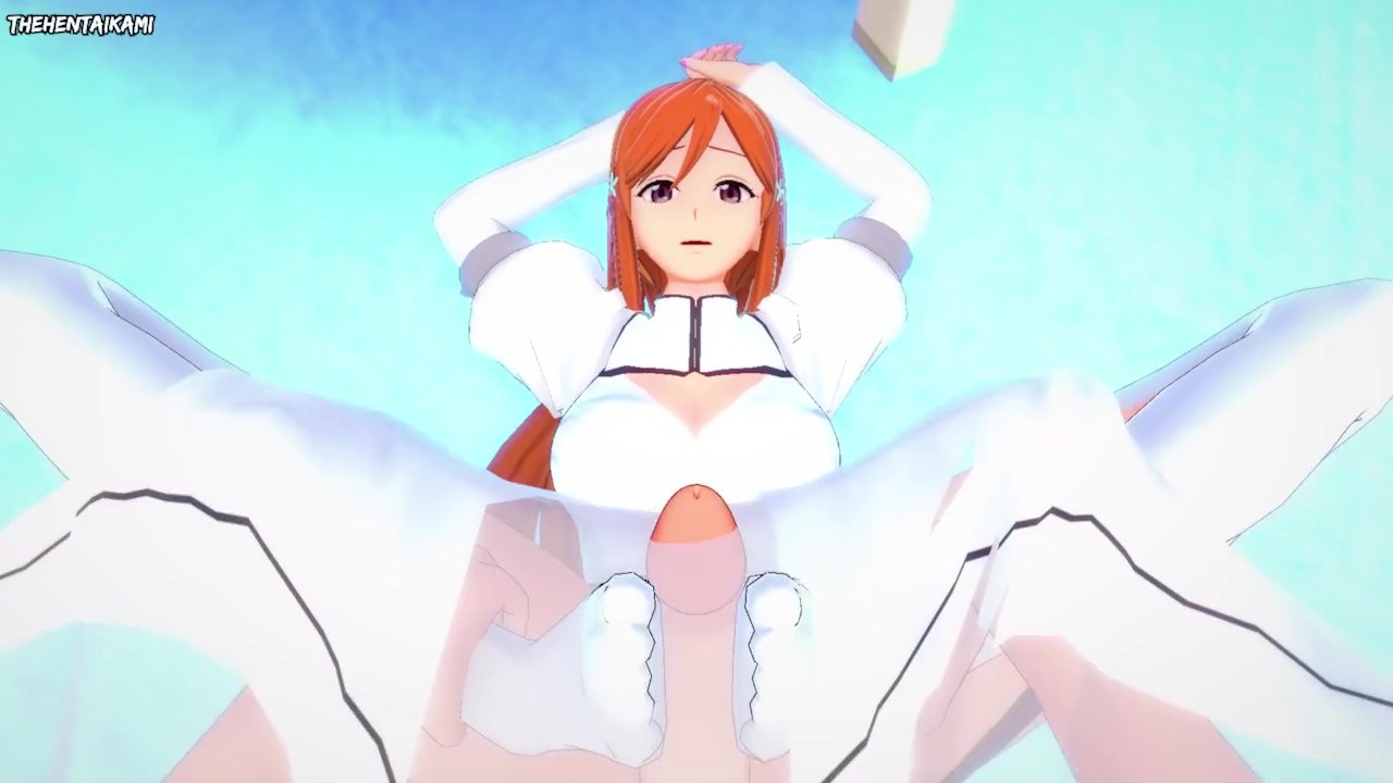 POV Hentai Footjob from Orihime from Bleach
