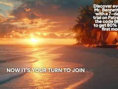 (M4F Roleplay) A Beach Date Turns Seductive | ASMR | Mr. Bennett