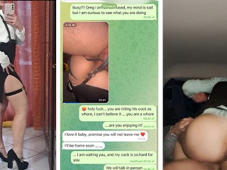 Real Chat: Girlfriend Fuck his Colleague at Dinner Cheating his BF | Trytocaughtus