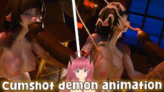 Furry Devil Needs Cum from Her Alpha Male (TwitchyAnimation Animation) - Jazziuu