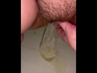 Peeing in a Female Condom