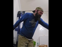 Piss Despiration in Khaki Pants