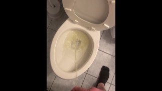 Cub takes midnight piss