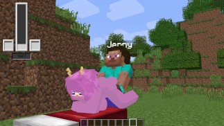 Mina and Big Boobs hentai minecraft jenny xhatihentai gameplay
