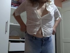 My stepson has premature ejaculation; he cums twice as soon as I start touching myself. - Screenshot 9 of 16 - Mom Handjob
