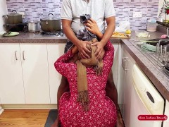 Eid Special - Muslim MILF Wife Cheats with Domestic Servant - Hijabi Blowjob