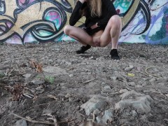 Young Woman Had pressure to pee