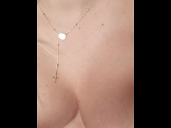 Hands gripping, body shaking, completely lost in sensation