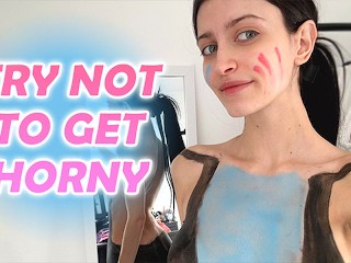 4K Housewife Body Paint | this Cleaning will Give you a Boner