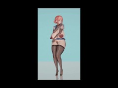 ASMR sexy bitch want to make your dick hard dildo big ass seductive big tits 3d hentai