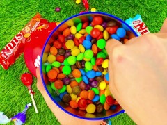 Satisfying video Asmr lollipops candy unboxing video Asmr opening video and chocolate gummy candy