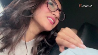 Uber driver CREAMPIE with sexy Big Ass - Evolova Sex Doll