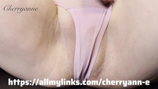 Прозрачные поношенные стринги