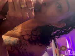 MissBNasty sucks her neighbors dick compilation 4/16