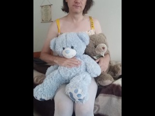 Я с плюшевыми мишками