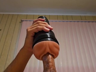 Solo Quickie with Cumshot