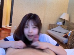 【ブルマ女子】乳首とマンコ触られてたらおちんちんにしゃぶりつきたくなる私 - Screenshot 10 of 16 - 日本人　美女