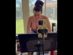 Topless workout - Screenshot 3 of 16 - Big Tits Milf
