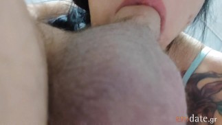 Titfuck handjob blowjob facial greek OnlyFans @lana_gr