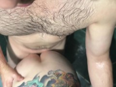 Couple Have Hot Steamy Shower Sex with Male POV