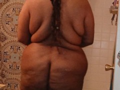Amateur Ebony BBW Shower Time