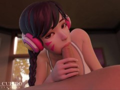 [Compilation] ashe black sex with Lovely Dva in Glasses Making Blowjob [Overwatch] [Grand Cupido]