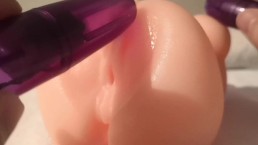 おもちゃのバイブでクリと乳首を2点攻め　J ～あなたの調教師～