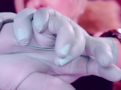 ASMR with nitrile gloves fetish.