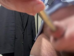 日本人の変態マゾが極太プラグを使って尿道オナニー。 - Screenshot 16 of 16 - Japanese