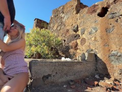 sex with step dad on the road and cum in mouth