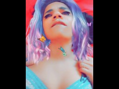 THIS IS WHAT AN ORGASM LOOKS LIKE REAL JAPANESE PURPLE HAIR CUMMING