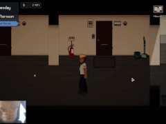 THE BEST NERDY BRUNNETE SEX IN THIS GAME - PEEPIMG DORM MANAGER